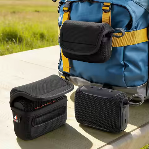 Hard Carrying Case For JBL GO5/GO4/GO2 Portable Waist Bag Travel Protective Carrying Storage Bag for