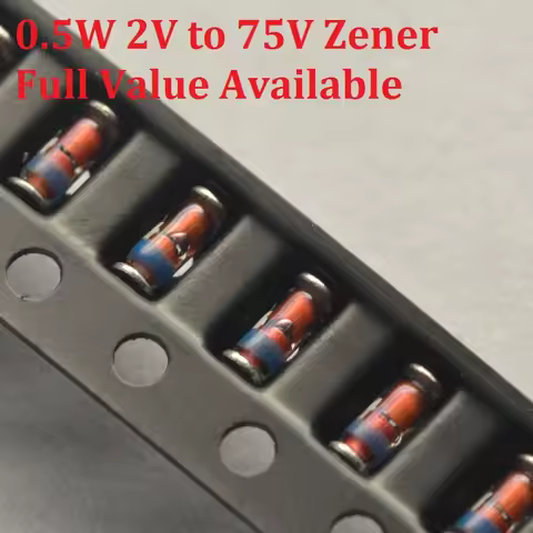Free Ship 200PCS 1/2W Zener Diode ZMM ZMM/9V1/10V/11V/12V/13V/15V/16V/18V/20V/22V/24V/27V/30V/33V/36