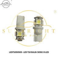 LED T10 BULB ( 5050 ) 5 LED