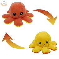 Octopus Plush Toys Double-Sided Flip Octopus Doll Reversible Octopus Plush for Expressing Mood SHOPS