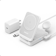 ANKER 3-in-1 MagGo Qi2 15W Magnetic Wireless Charging Stand MFW Certification B2557