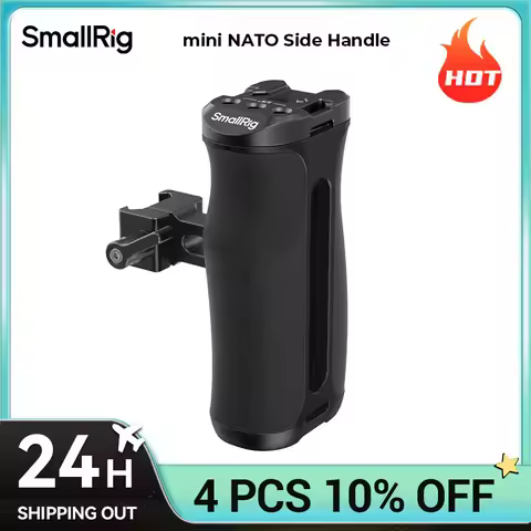 SmallRig mini NATO Side Handle Left and Right Changeable Vertically Adjustable to 43mm Side Handle L