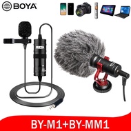 BOYA BY VM01 ไมค์อัดเสียง สำหรับโทรศัพท์ กล้อง คอมพิวเตอร์ เเท้ 100%