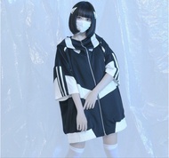 大全套包褲】reflem 初代黑白運動服外套 量產系 地雷系初代短袖  借dimmoire kry