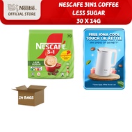 [Carton] NESCAFE 3in1 - Less Sugar (30 x 14g)