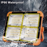 288 LED 8000W Portable LED Work Light USB Rechargeable Solar Work Lights COB Floodlight Emergency Li