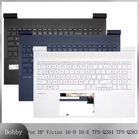 Original New US Japan Spain Keyboard For HP Victus 16-D 16-E TPN-Q264 TPN-Q263 Laptop Palmrest Top C