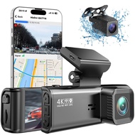 V56 Skrin 3.18-inci 4K+1080P Dash Cam REDTIGER F7N Versi Dioptimumkan Dash Cam WiFi