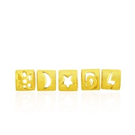 CHOW TAI FOOK 999.9 Pure Gold Mini Pendant Set - Shapes F171520