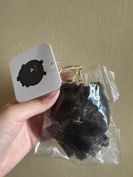 黑色 Joke bear 吊飾