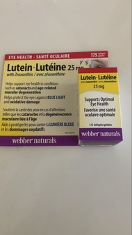 Webber Naturals Lutein 25mg with Zeaxanthin (175 Softgels)