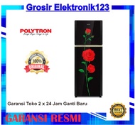 POLYTRON KULKAS 2 PINTU BELEZA 220 LITER PRM 23 CRX KULKAS 2 PINTU PRM-23CRX