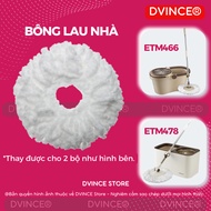 Replacement mop set ETM466 - ETM478 - ETM970 - ETM971 - ETM440 (suitable for replacing sets as descr