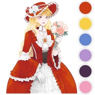 Mika (6色) 29 (honne market) 人物貼紙 韓國狸貓