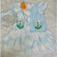 Arpanet girl Floral Dress Sun/Blue/Size 4