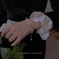 K21 SIMPLICITY GOLD PEARL BRACELET WOMAN LETTERS NUMBER