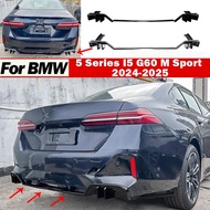 Rear Bumper Diffuser Lip for BMW 5 Series I5 G60 M Sport 2024-2025 Sedan 4-Door Boot Spoiler Plate B