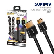 SuperV Mini HDMI轉HDMI 線 6尺