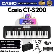 CASIO CT-S200 61-Keys Casiotone Portable Keyboard, Bundle Set BLACK (CTS200 / CTS 200 / CT  S 200 / 