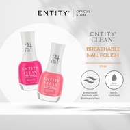 Entity Clean Breathable Nail Lacquer - Pink (15ml)