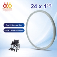 Hospital Wheelchair PU Tyre - 20 Inches 22 Inches and 24 Inches