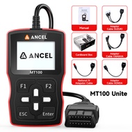 ANCEL MT100 เครื่องอ่านโค้ดมอเตอร์ไซค์ OBD2เครื่องสแกนมอเตอร์ไซค์ เครื่องมือวินิจฉัยเครื่องยนต์ ABS 