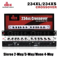 Dbx 234XS/234XL Crossover Professional Electronic Crossover, Stereo 2/3 Channel, Mono 4 Channel Spli