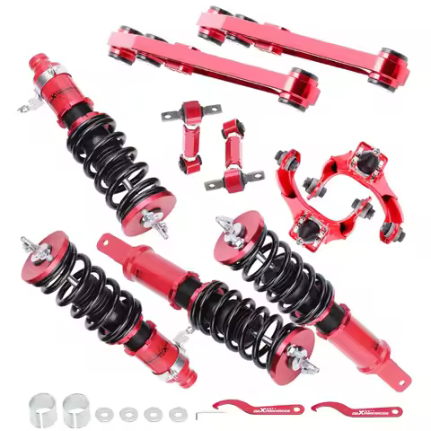 Coilovers Kit + Control Arms For Honda Civic EJ EK EM EJ5 96-00 Rear fork type