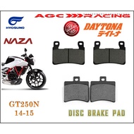 HYOSUNG DISC BRAKE PADS GT250N 14-15 BEST QUALITY