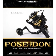 Reel GO-STRIKE POSEIDON 4000/6000/8000PG Saltwater 9BB, Fishing Reel