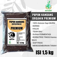PUPUK KANDANG SAPI ORGANIK ISI 15 KG MURNI 100% KOTORAN SAPI FERMENTASI PUPUK SAPI