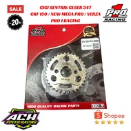 34T CRF 150 / NEW MEGA PRO / VERZA PRO 1 RACING CENTRIC GEAR