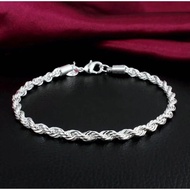 Gelang Titanium Ulir Wanita Gelang Ulir Gelang Tambang Lilit