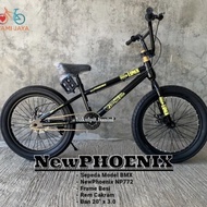 ( Khusus Gosend) Sepeda Anak BMX ring 20 new Phoenix Ban 3.0 cakram