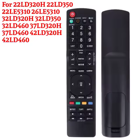 TV Remote Control for LG 22LD320H 22LD350 22LE5310 26LE5310 32LD320H 32LD350 32LD460 37LD320H 37LD46