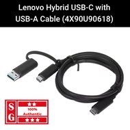 Lenovo Hybrid USB-C with USB-A Cable (1M) | Lenovo USB C cable USB A Cable Lenovo USB C To USB A 4X9
