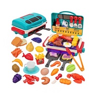cutestone 盟石 兒童燒烤廚具組合玩具 1kg 37件  1組