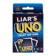 UNO Liars Card Game Bluffing Strategy & Mind Games Party Game Card Game Fast-Paced UNO Twist Editio