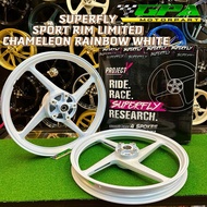 SUPERFLY PROJECT X SPORT RIM 4BATANG CHAMELEON RAINBOW WHITE Y15ZR LC4S LC5S