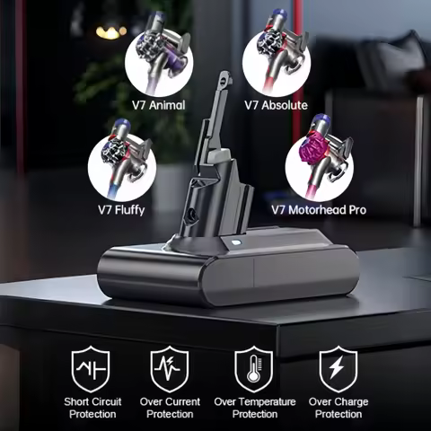 Aleaivy for Dyson V7 21.6V 8000mAh Replacement Battery for Dyson SV11 Absolute Cord-Free Vacuum Hand