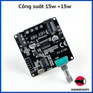 Mạch khuếch đại âm thanh bluetooth XY-C15H 2x15W Class D triết áp vô cực 360 độ