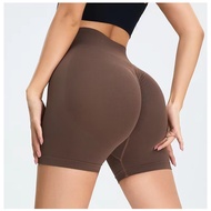 TopSports Seamless High Waist Hip-Lifting Three-Point Pants Peach Hip Running Yoga Fitness Sports Sh