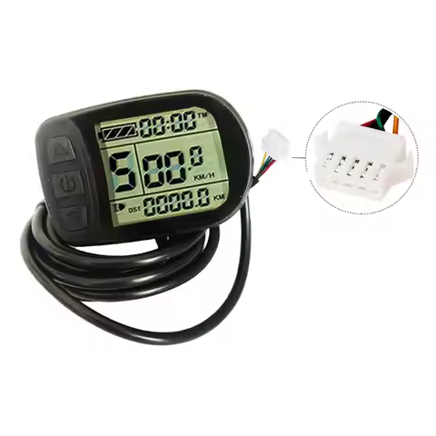 Ebike 24V 36V 48V Intelligent KT LCD LCD5 Ktlcd5 Control Panel Display Electric Bicycle Bike Parts K