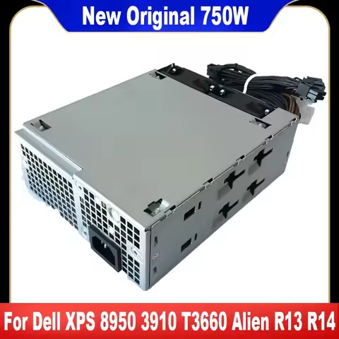 New Original For Dell XPS 8950 3910 T3660 Alien R13 R14 10Pin 750W Power Supply M92DC 0M92DC MP23Y 0