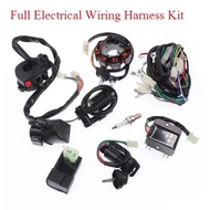Full Electrical Wiring Harness Kit Fit For Chinese Dirt Bike QUAD ATV CG125 150 250CC With Rectifier