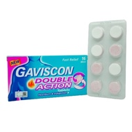 Gaviscon Double Action Tablet 250mg 16'S - Heartburn & Indigestion Relief