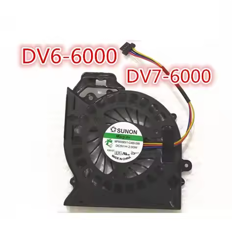 SSEA New OEM CPU Fan for HP Pavilion DV6 DV6-6000 DV6-6050 DV6-6090 DV6-6100 DV7 DV7-6000 AD6505HX-E