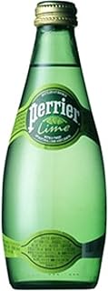 PERRIER Lime Sparkling Mineral Water 330ML X 24 (BOTTLE)