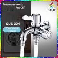 Best Two Way Faucet 304 Stainless Steel Dual Function Tap Faucet Bathroom Chrome Two Way Tap