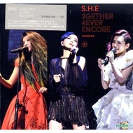 S.H.E 2gether 4ever Encore演唱會影音館 (藍光BD Blu-ray + Bonus DVD) 未拆